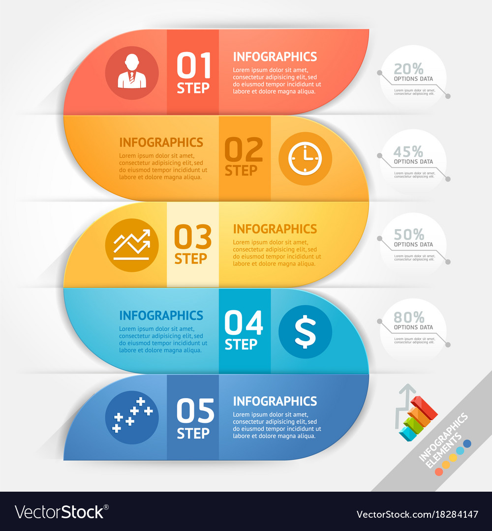 Business infographics design template