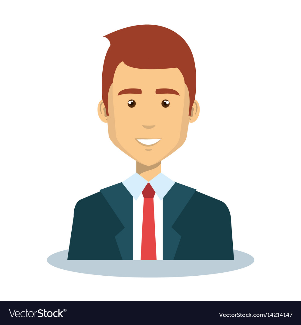 Businessman avatar character icon Royalty Free Vector Image