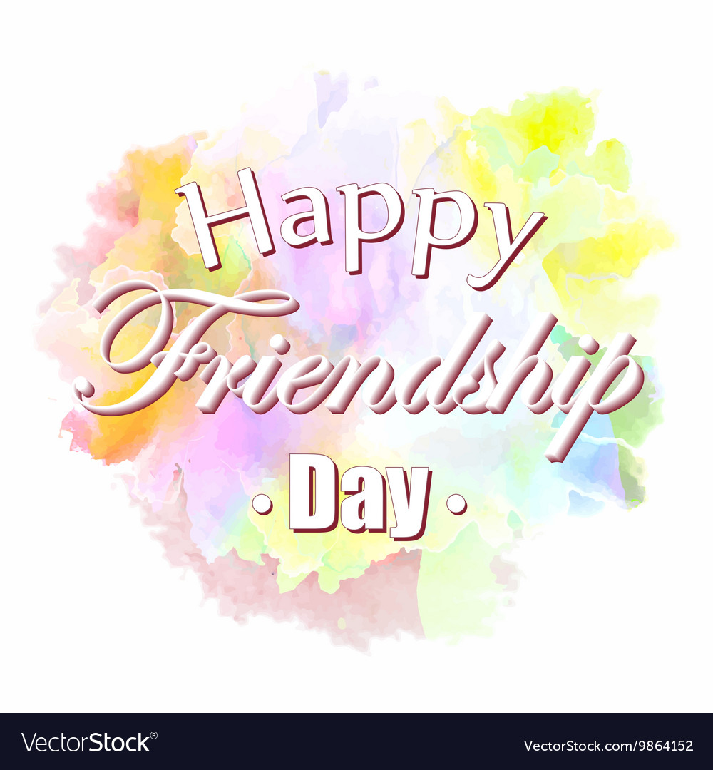 Happy friendship day