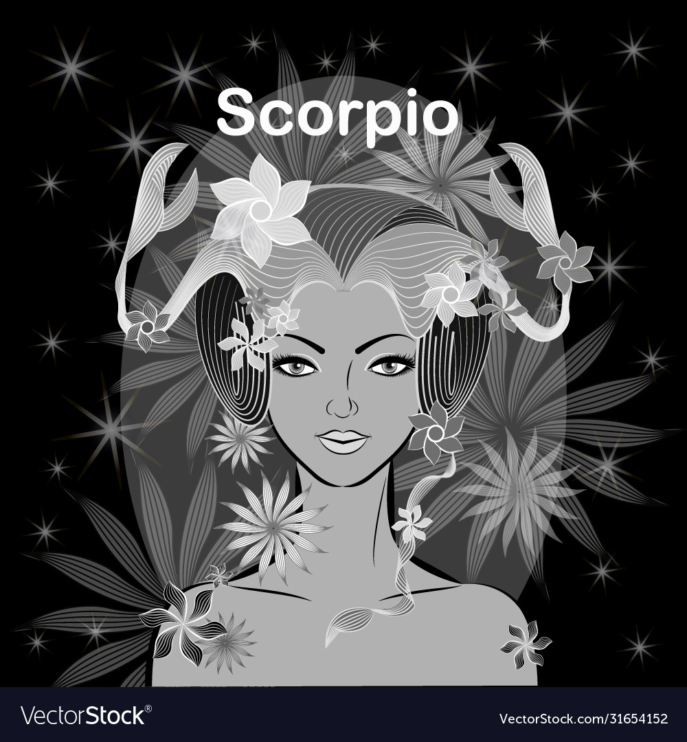 Sign zodiac scorpio Royalty Free Vector Image - VectorStock