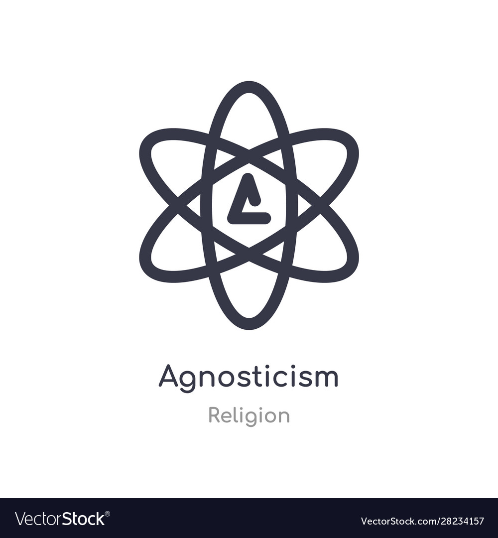 Agnosticism icon isolated from Royalty Free Vector Image