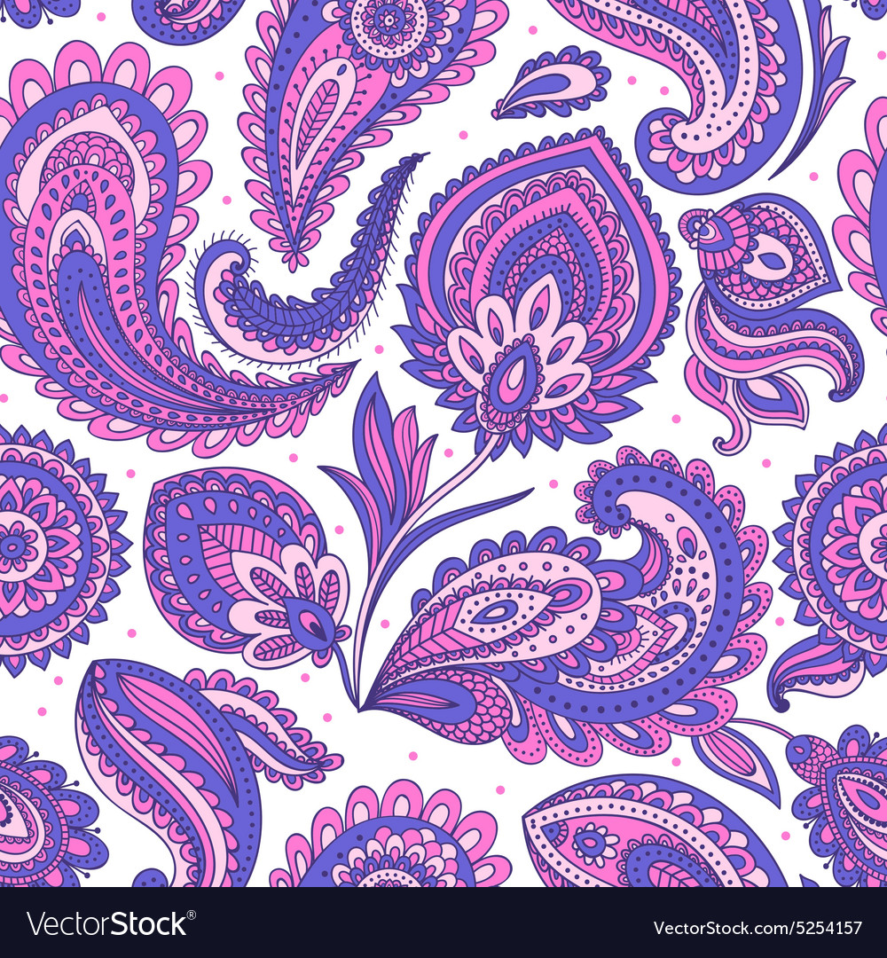 Beautiful floral leaf seamless pattern Royalty Free Vector