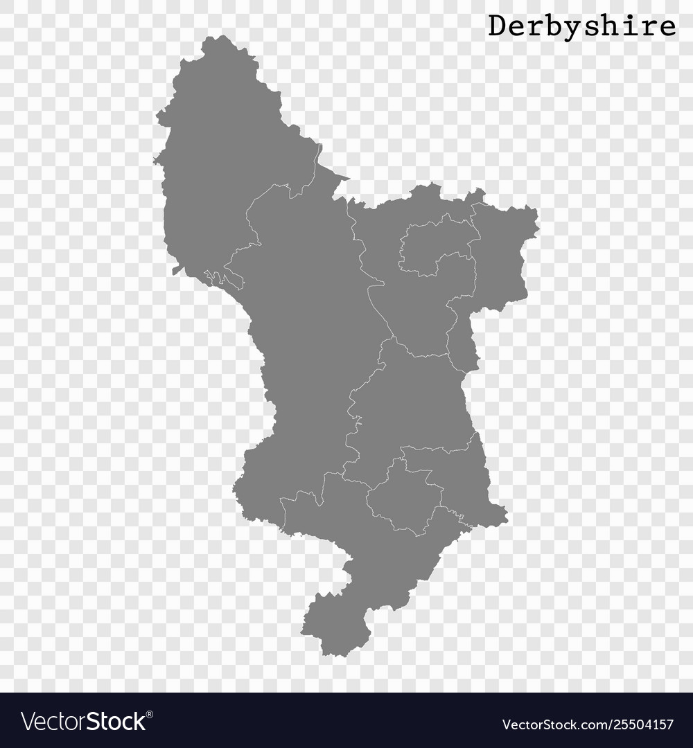 High quality map is a county england