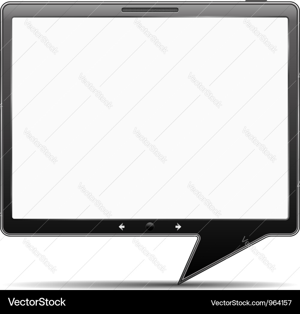 Tablet computer Royalty Free Vector Image - VectorStock