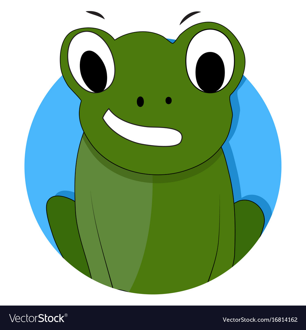 Green frog icon app Royalty Free Vector Image - VectorStock