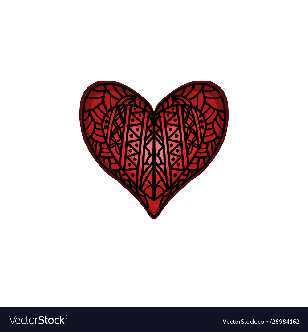 Heart pattern Royalty Free Vector Image - VectorStock