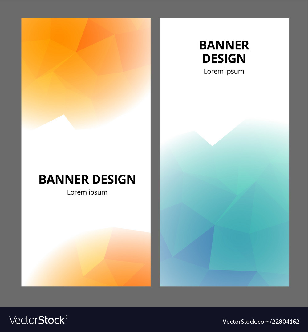 Modern abstract banner background template design Vector Image