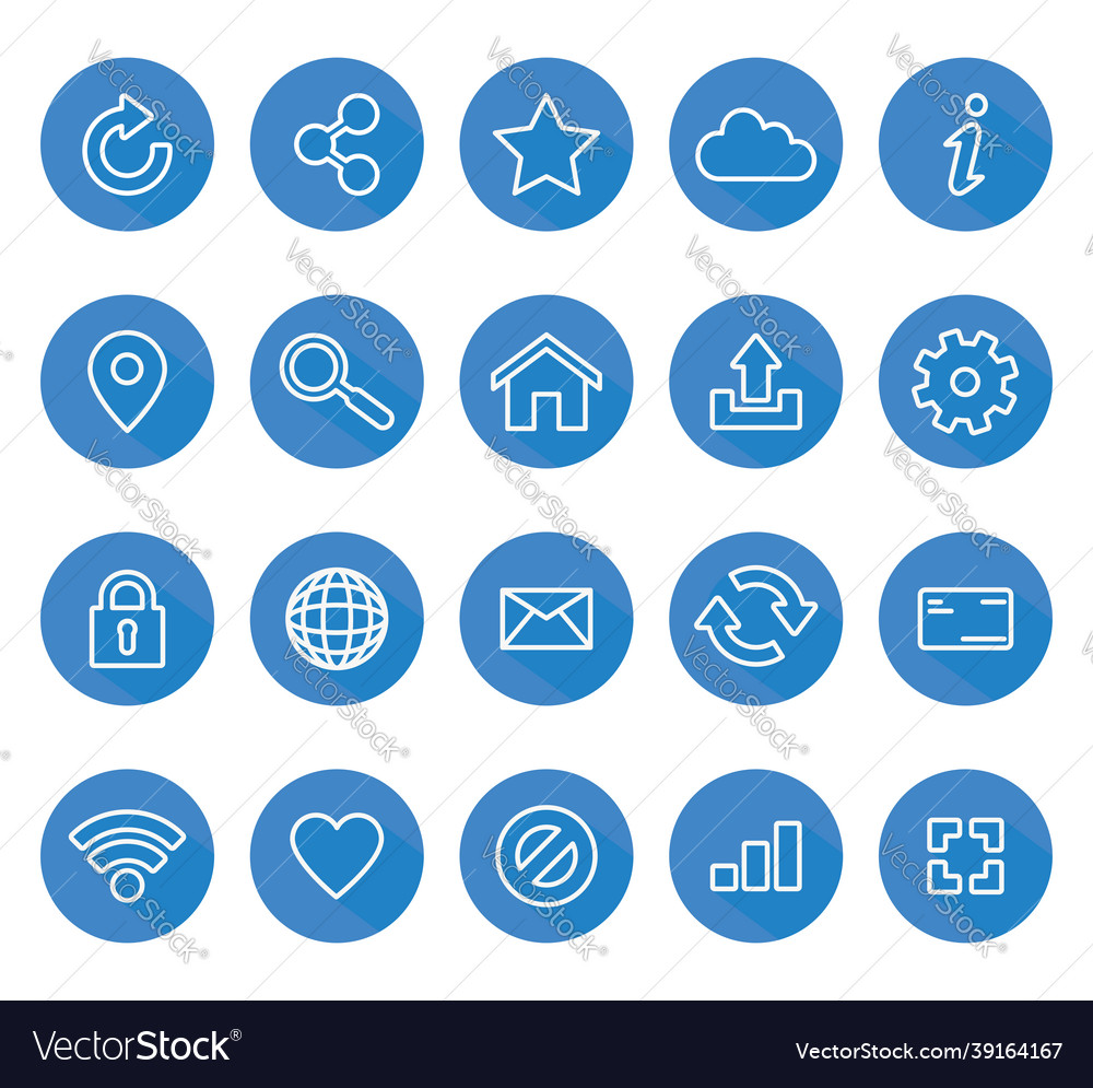 Internet surfing on a white background Royalty Free Vector