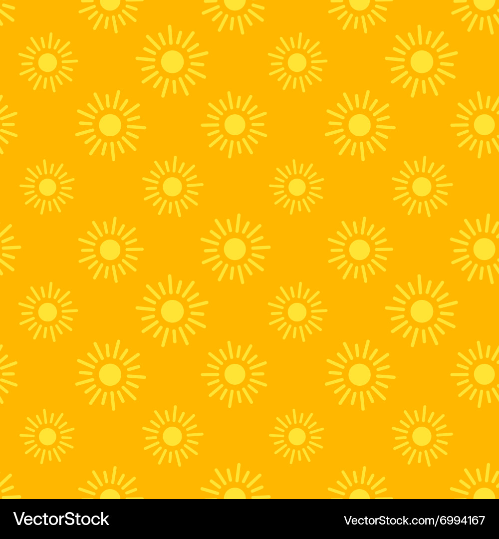 Sun icons seamless pattern Royalty Free Vector Image