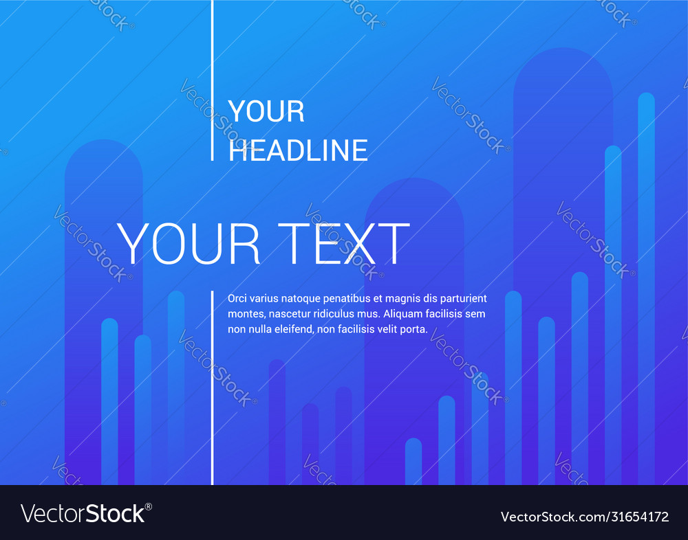 Abstract futuristic banner template