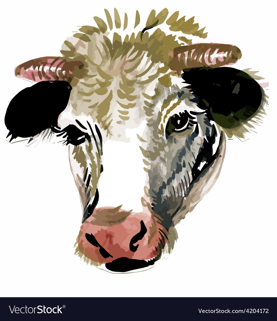 Artistic cow design