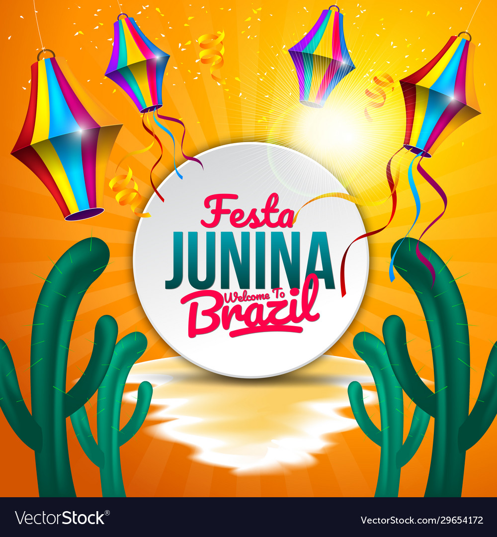 Festa junina background with element and more