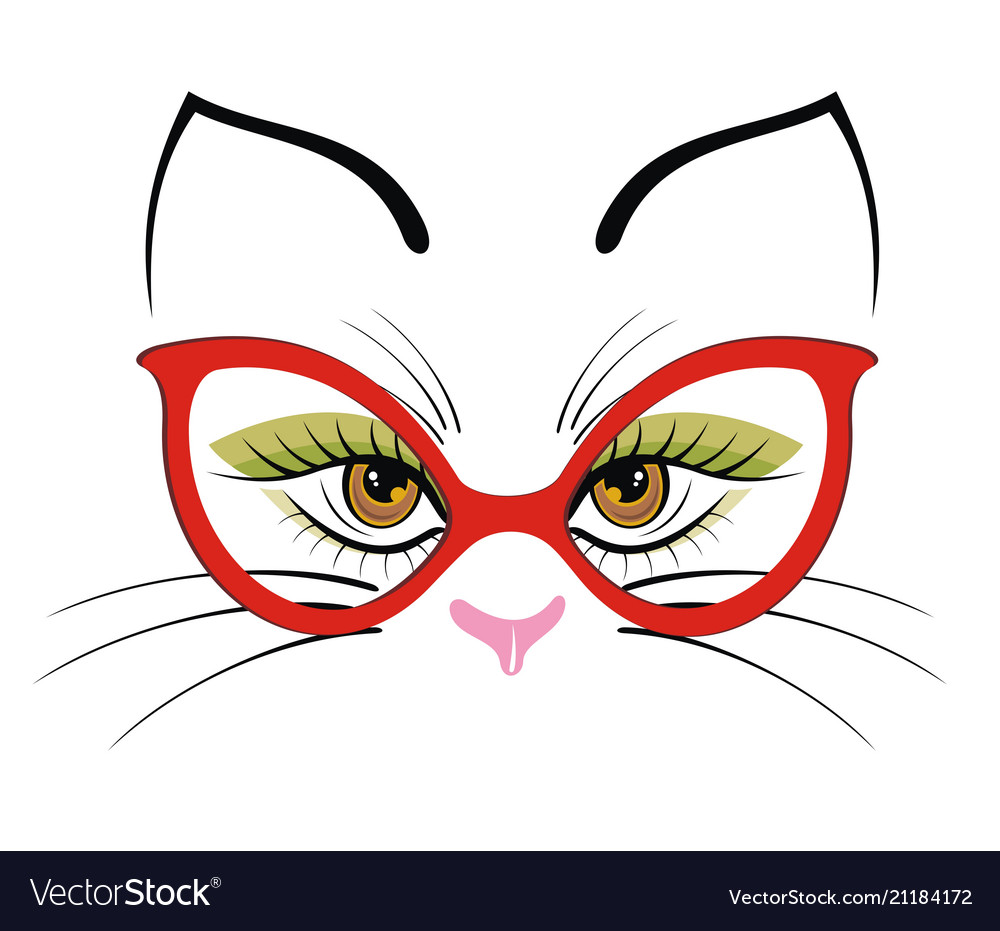 Funny Cat Royalty Free Vector Image Vectorstock Funny Cat Royalty Free Vector Image Vectorstock