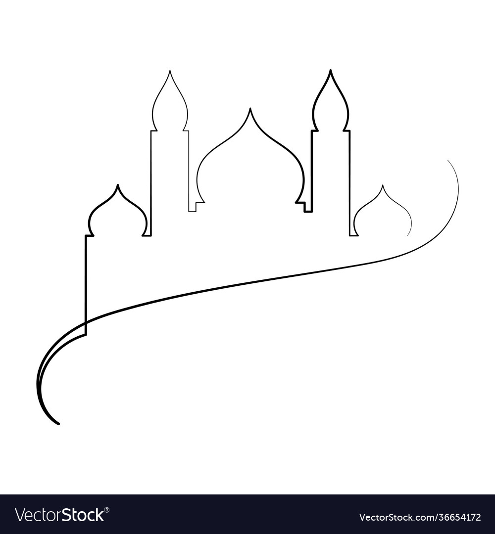 Islam Mosque Drawing