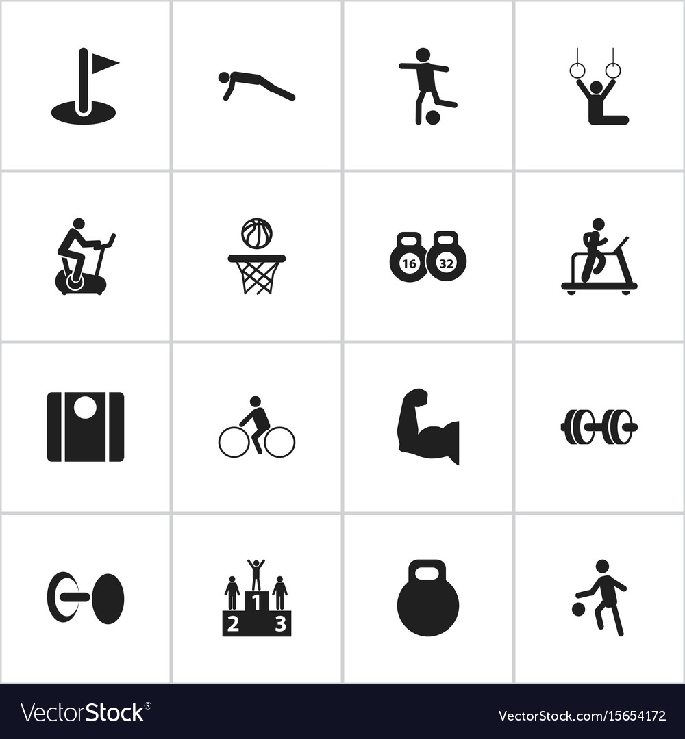 Set of 16 editable lifestyle icons includes