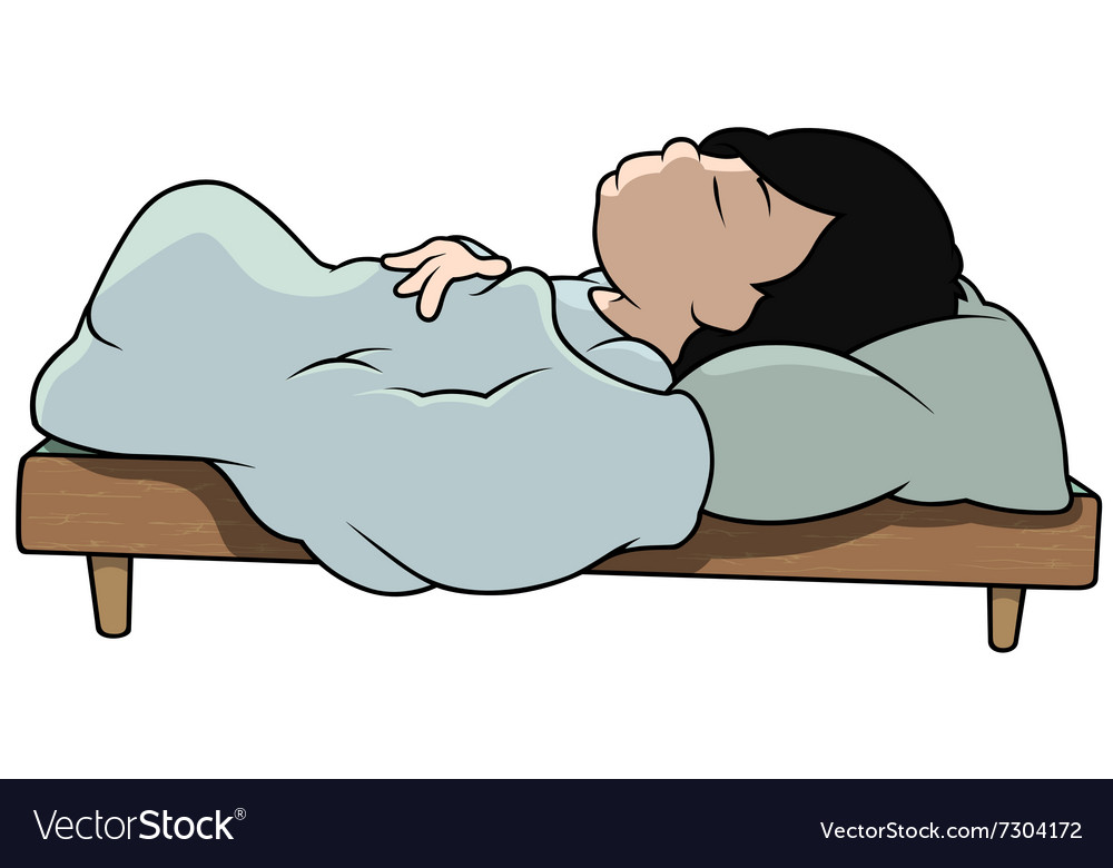 Sleeping Boy Royalty Free Vector Image Vectorstock 4338