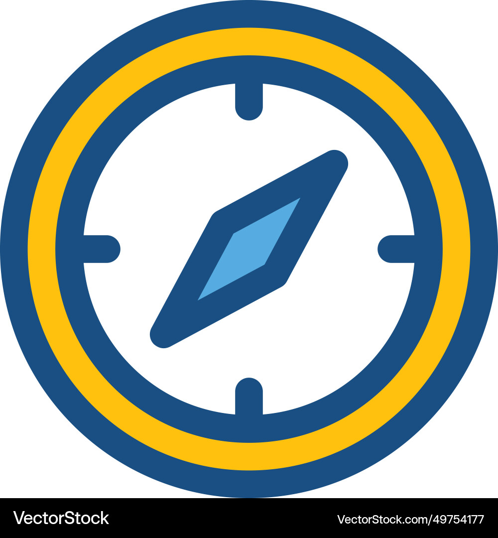 Compass icon Royalty Free Vector Image - VectorStock