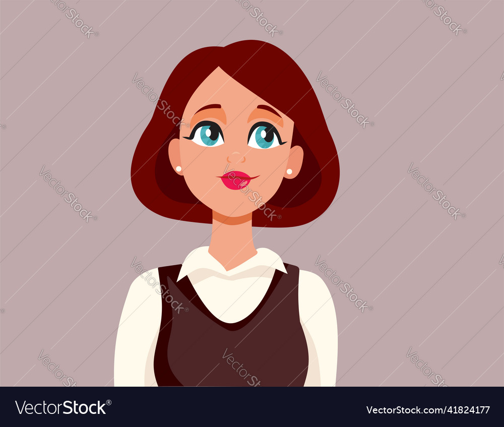 Happy young woman smiling portrait