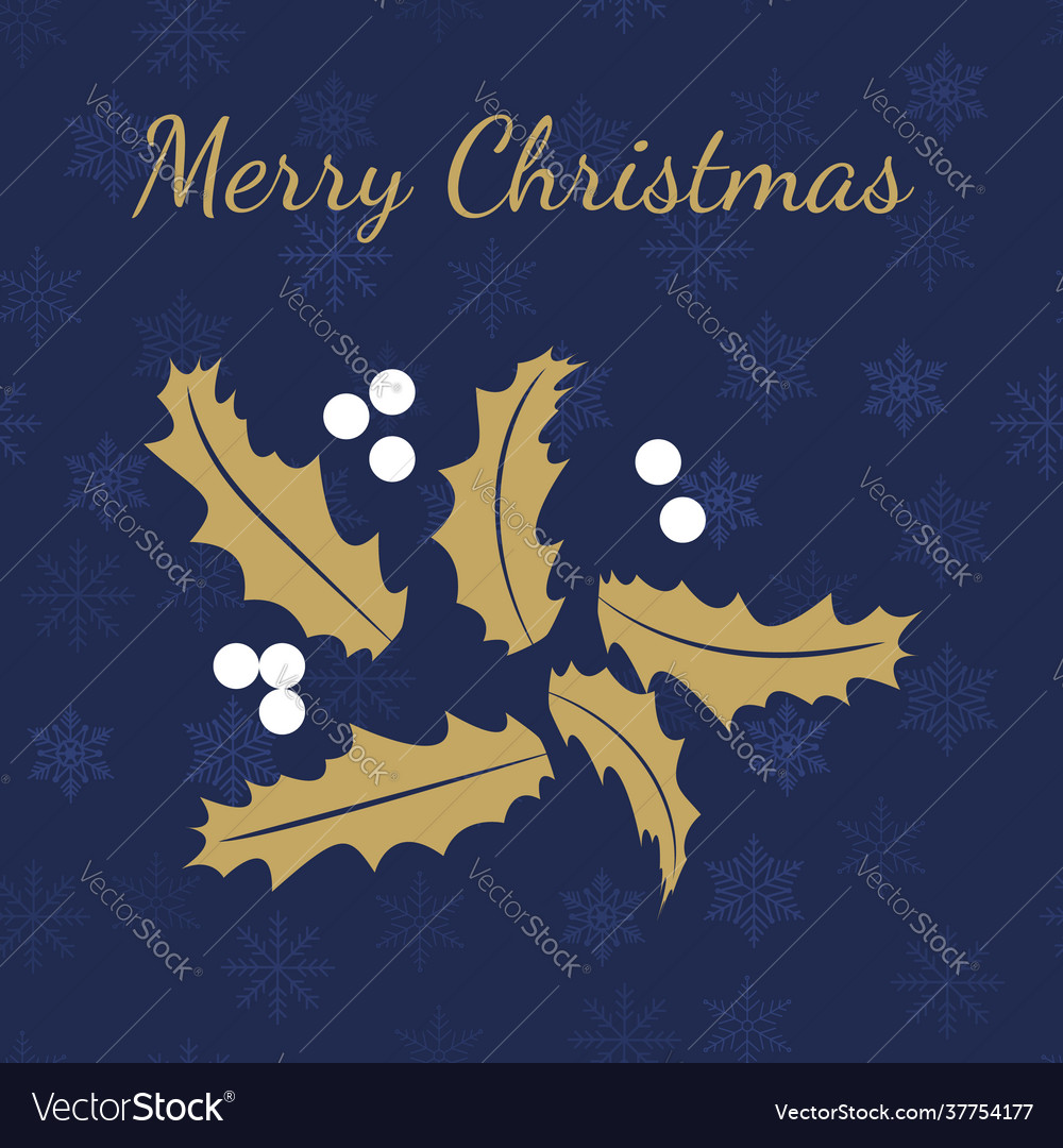 Merry christmas and happy new year greeting card