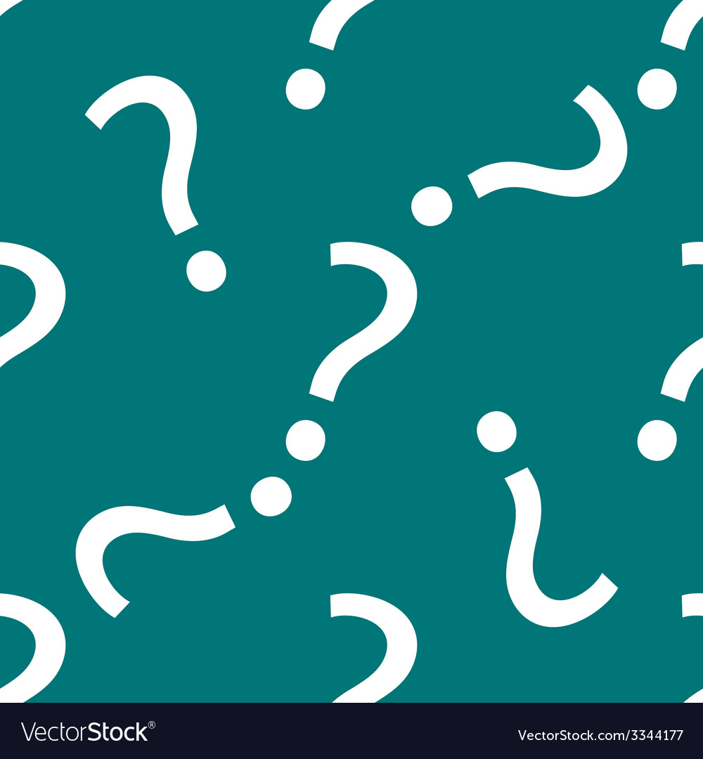 Question mark web icon flat design seamless gray