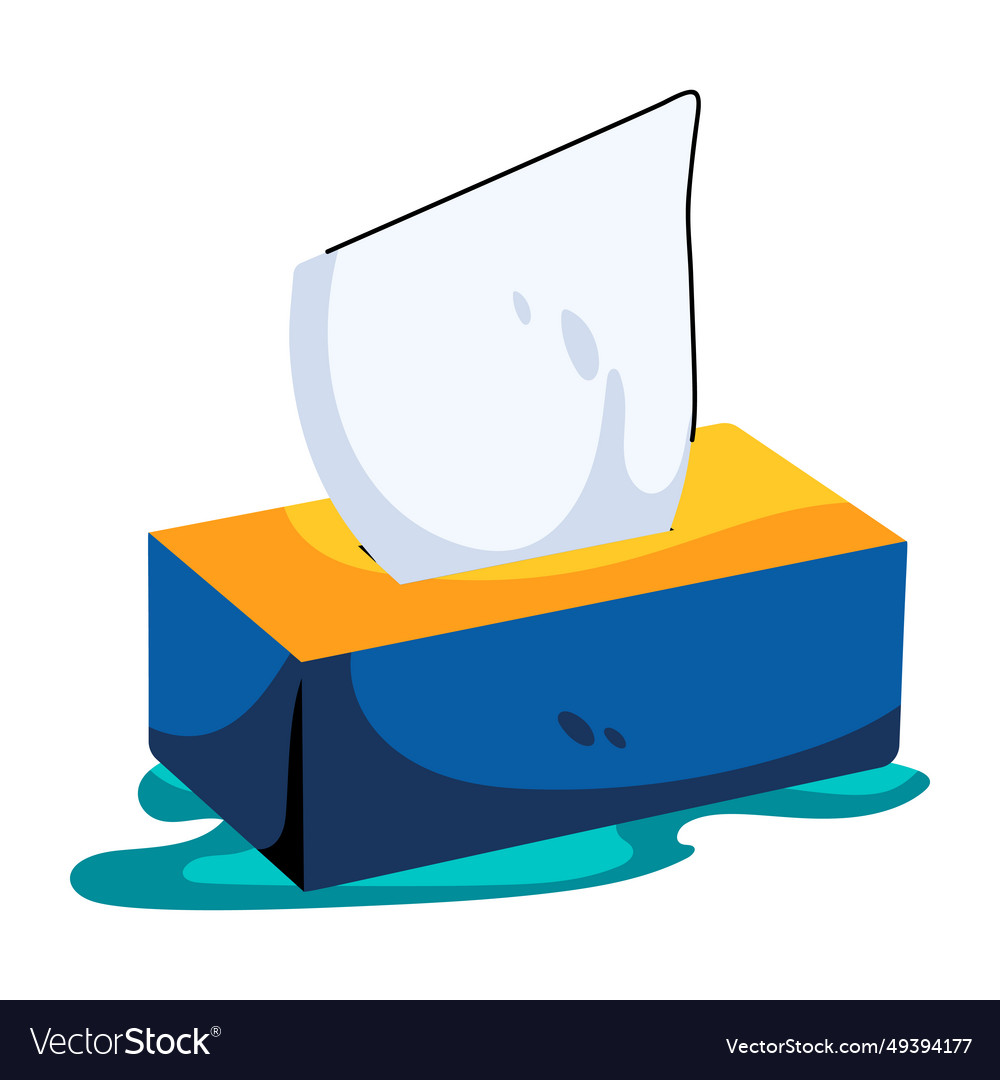 Tissue box Royalty Free Vector Image - VectorStock