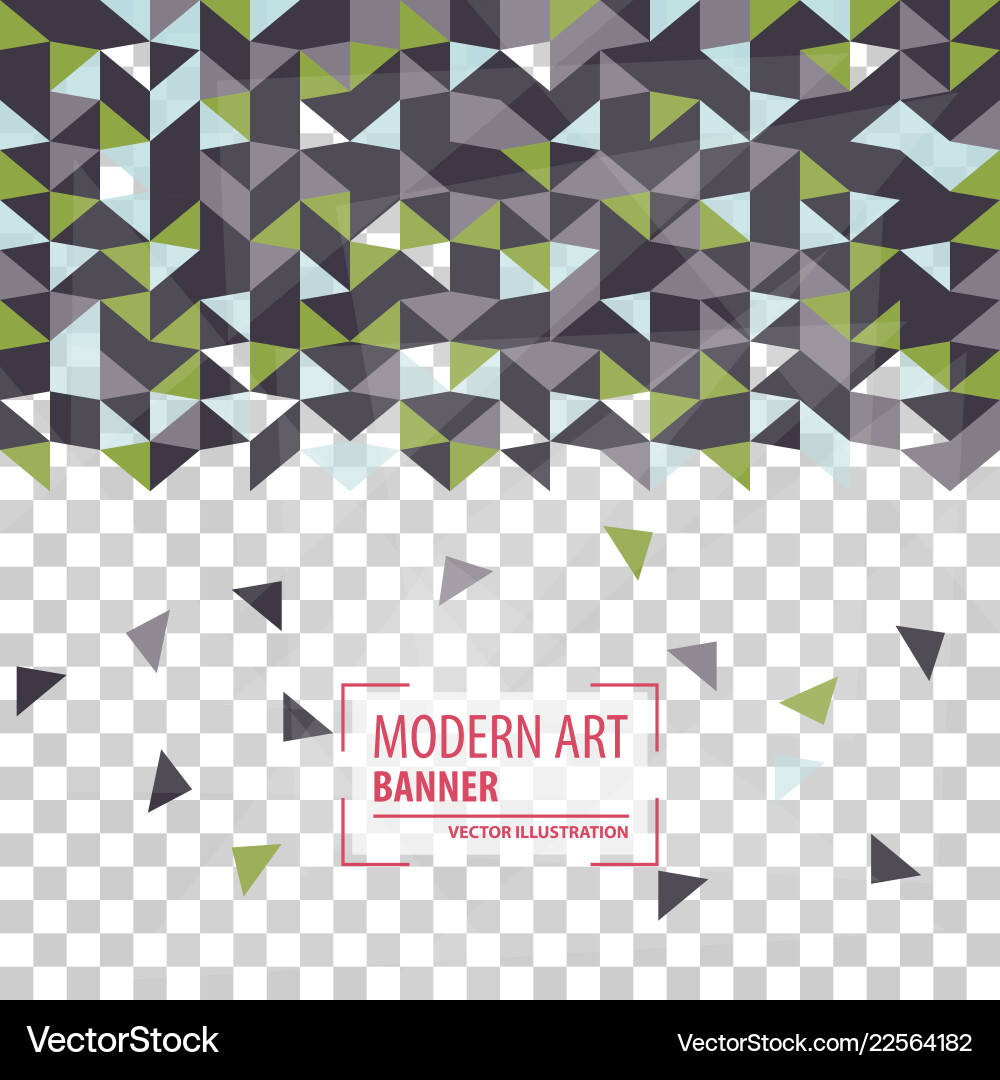 Abstract triangle background 3d triangles modern Vector Image