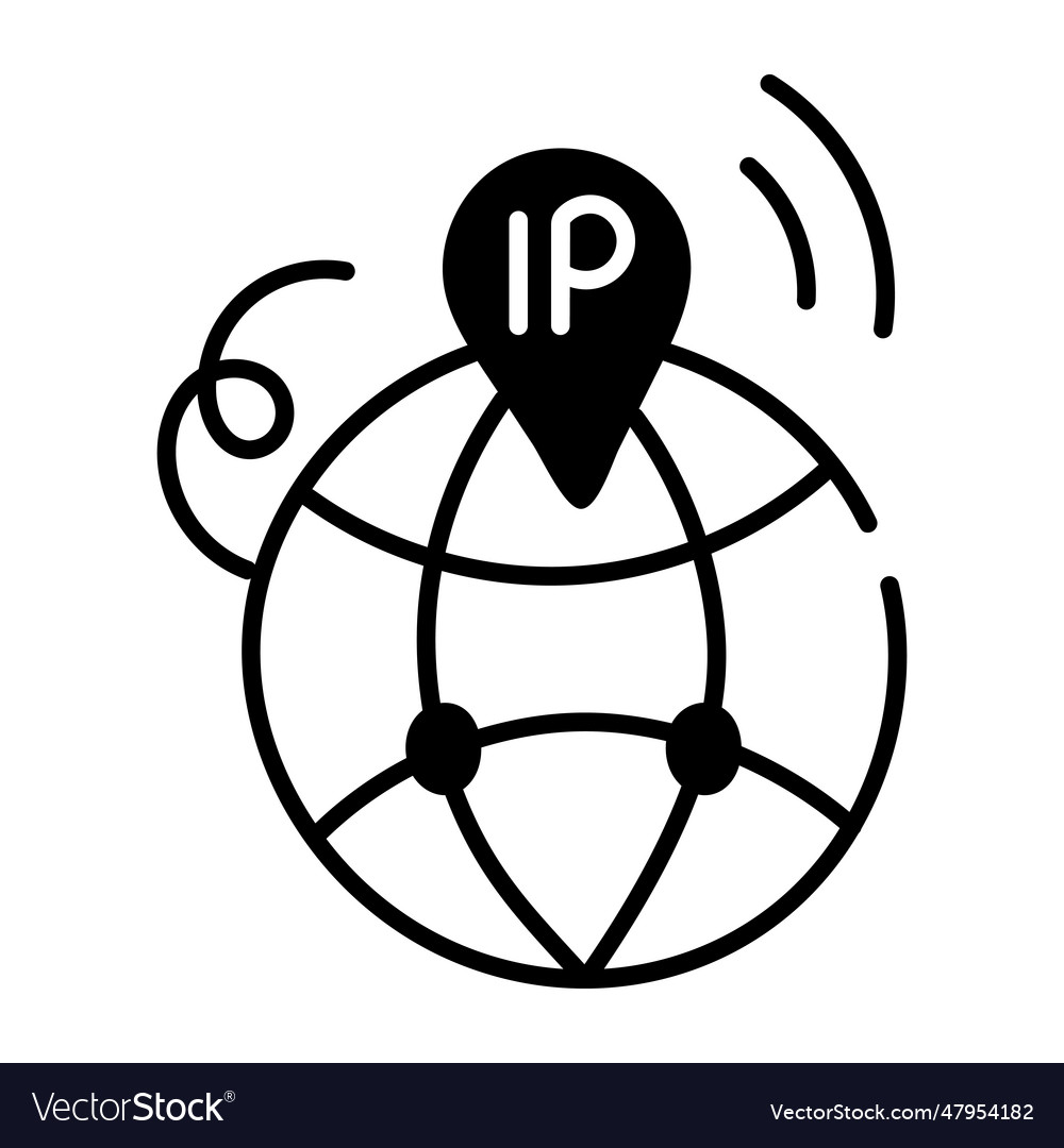 Ip address Royalty Free Vector Image - VectorStock