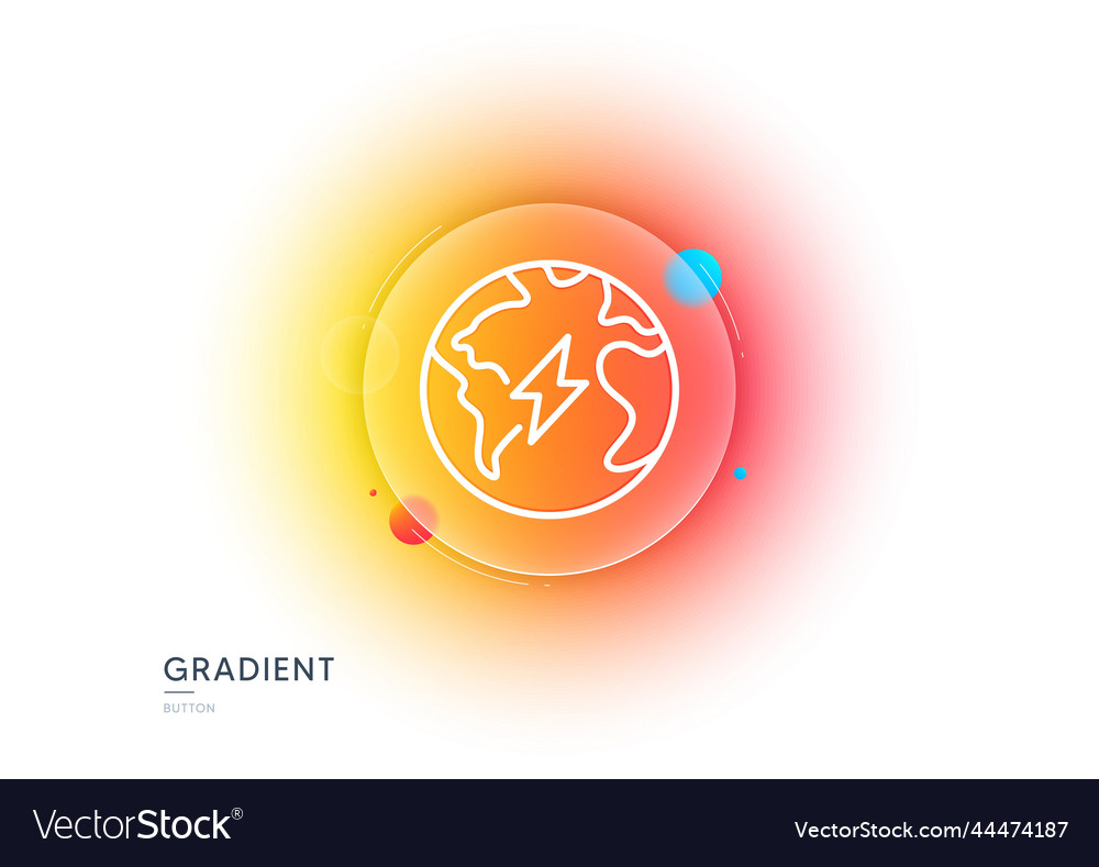 Electricity line icon electric power energy sign