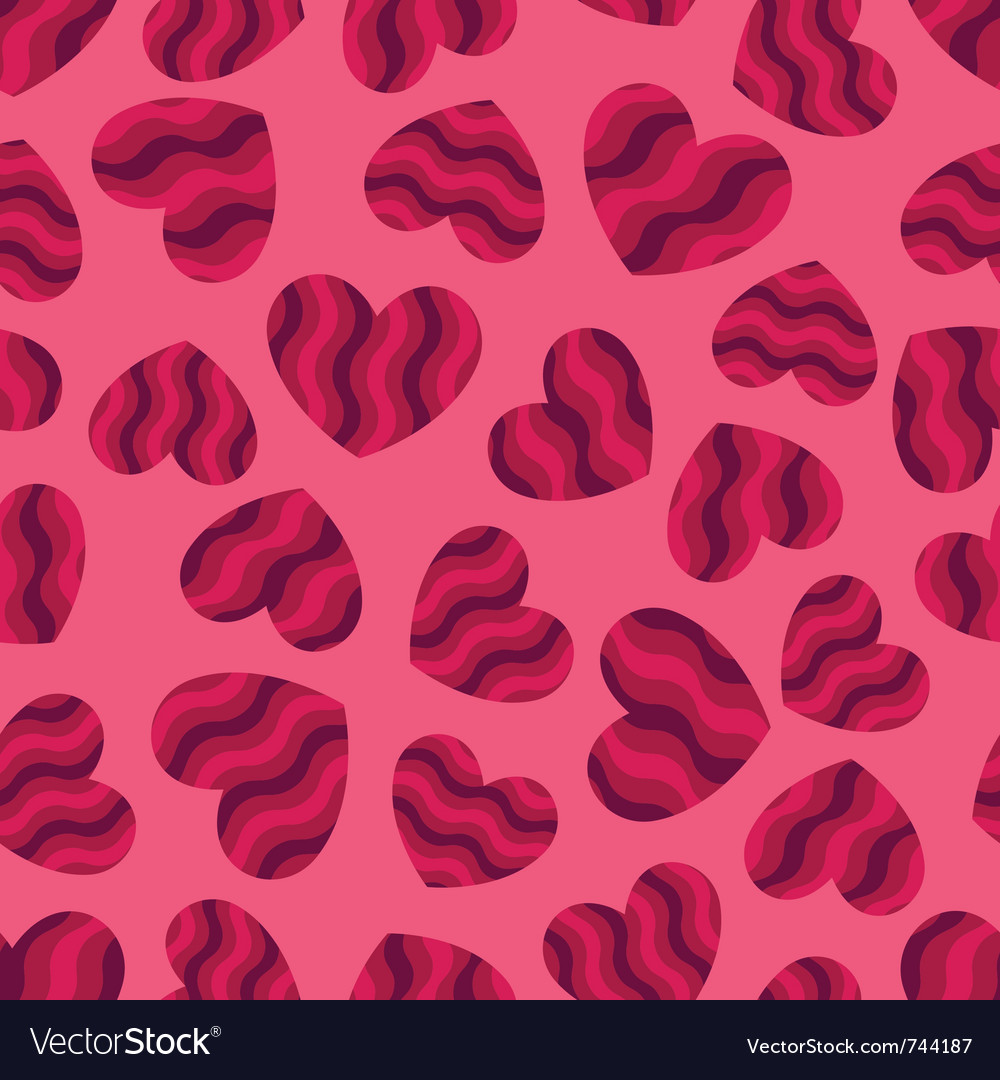 Seamless hearts pattern