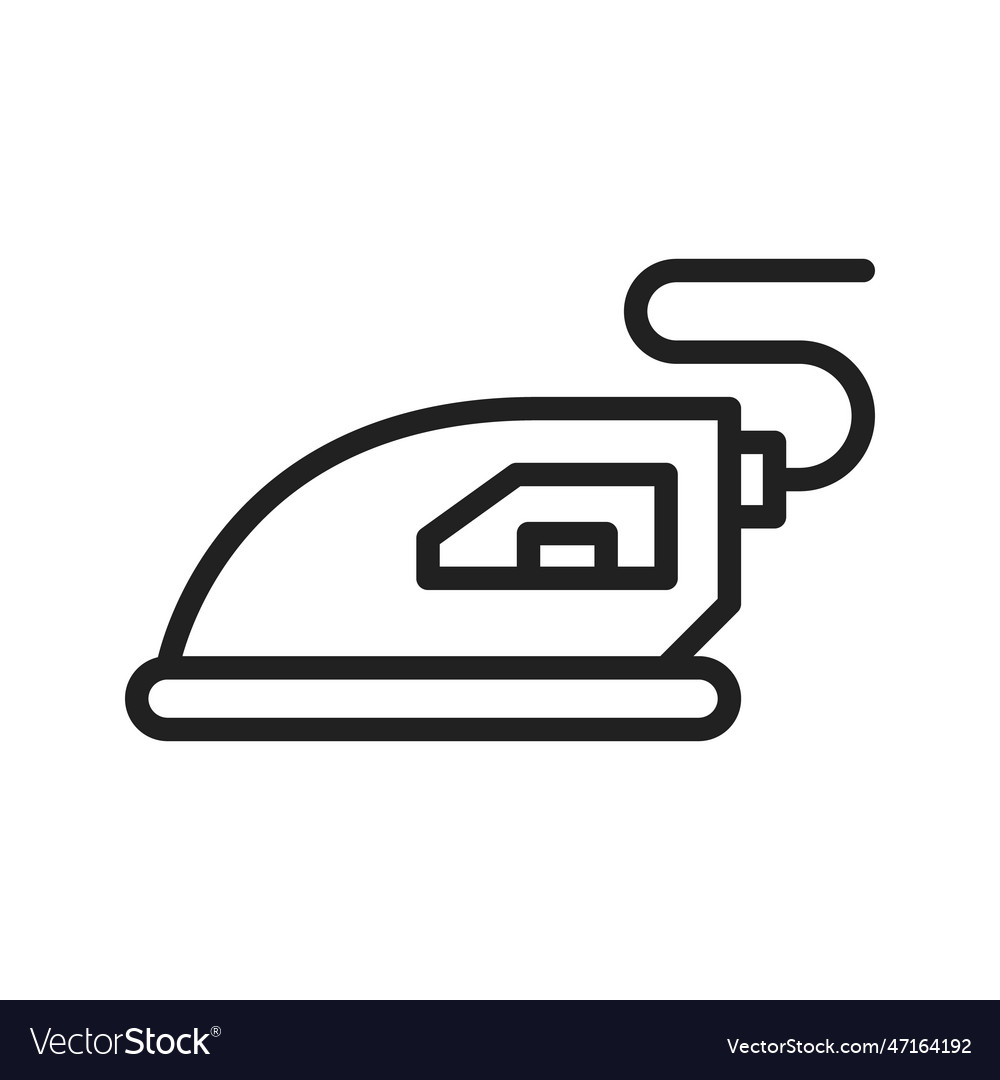 Steam iron icon image Royalty Free Vector Image