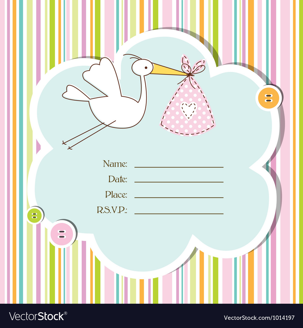 Baby shower card