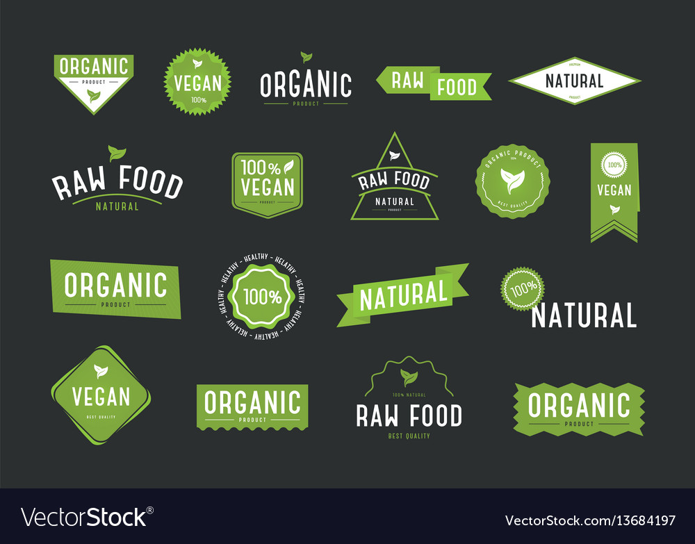 Set Of Natural Cosmetics Packaging Symbols Vector Images 53