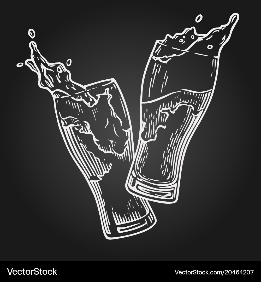 Beer splashb Royalty Free Vector Image - VectorStock
