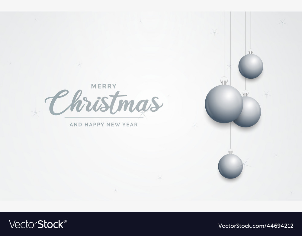 Elegant shiny white christmas background