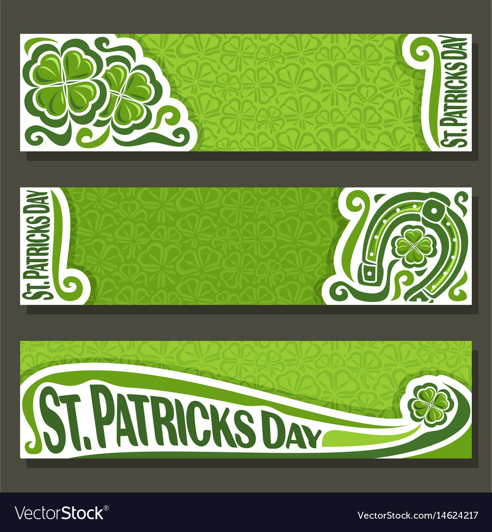 Banner for st patricks day