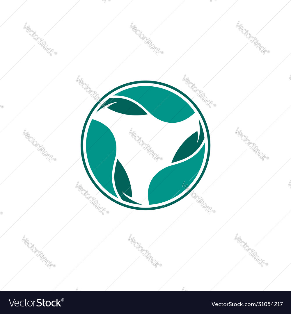 Circle leaf logo