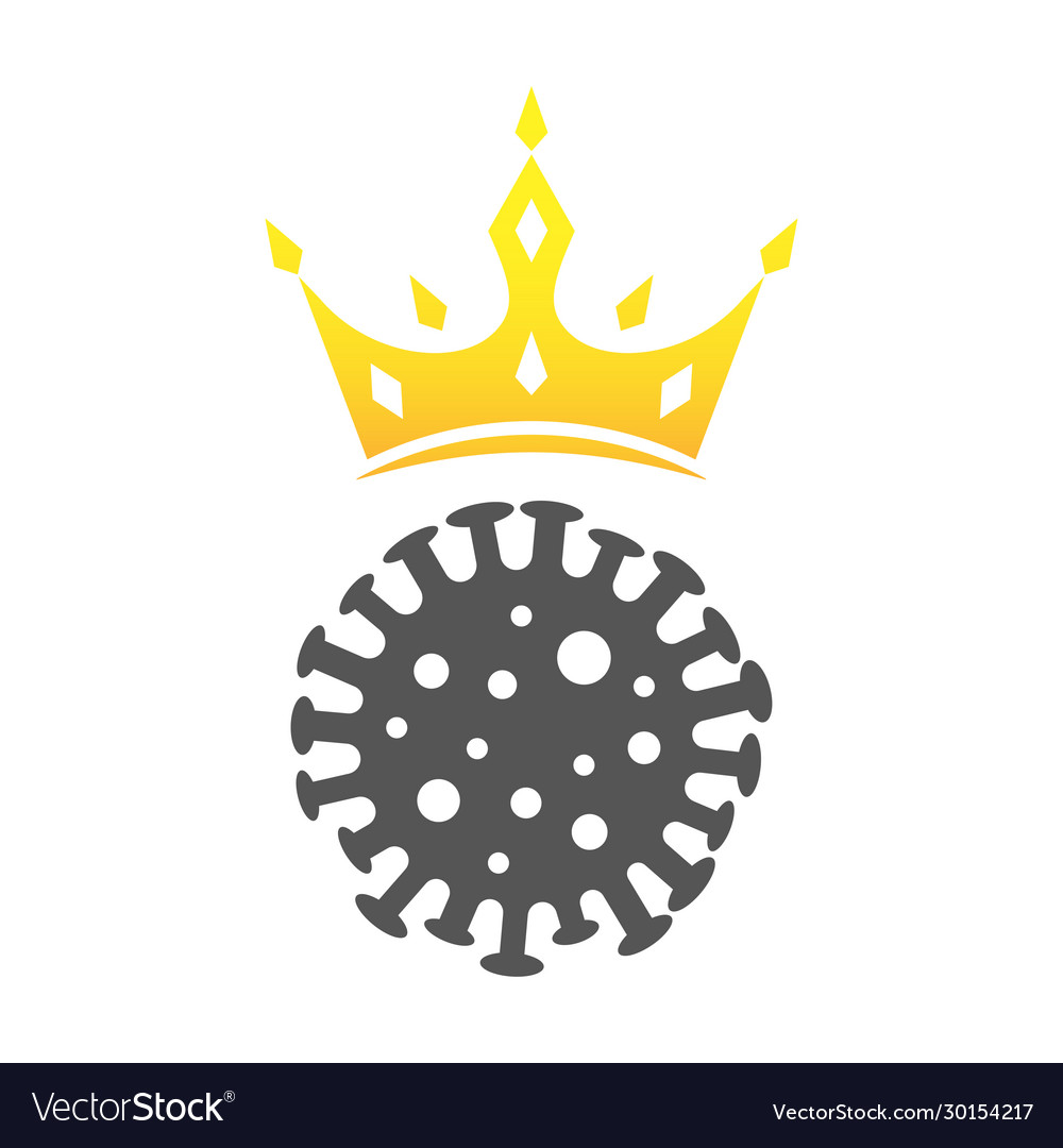 Coronavirus sign covin-2019 icon in flat style Vector Image