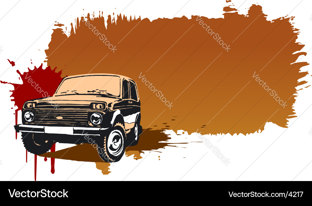 Off-road vehicle Royalty Free Vector Image - VectorStock