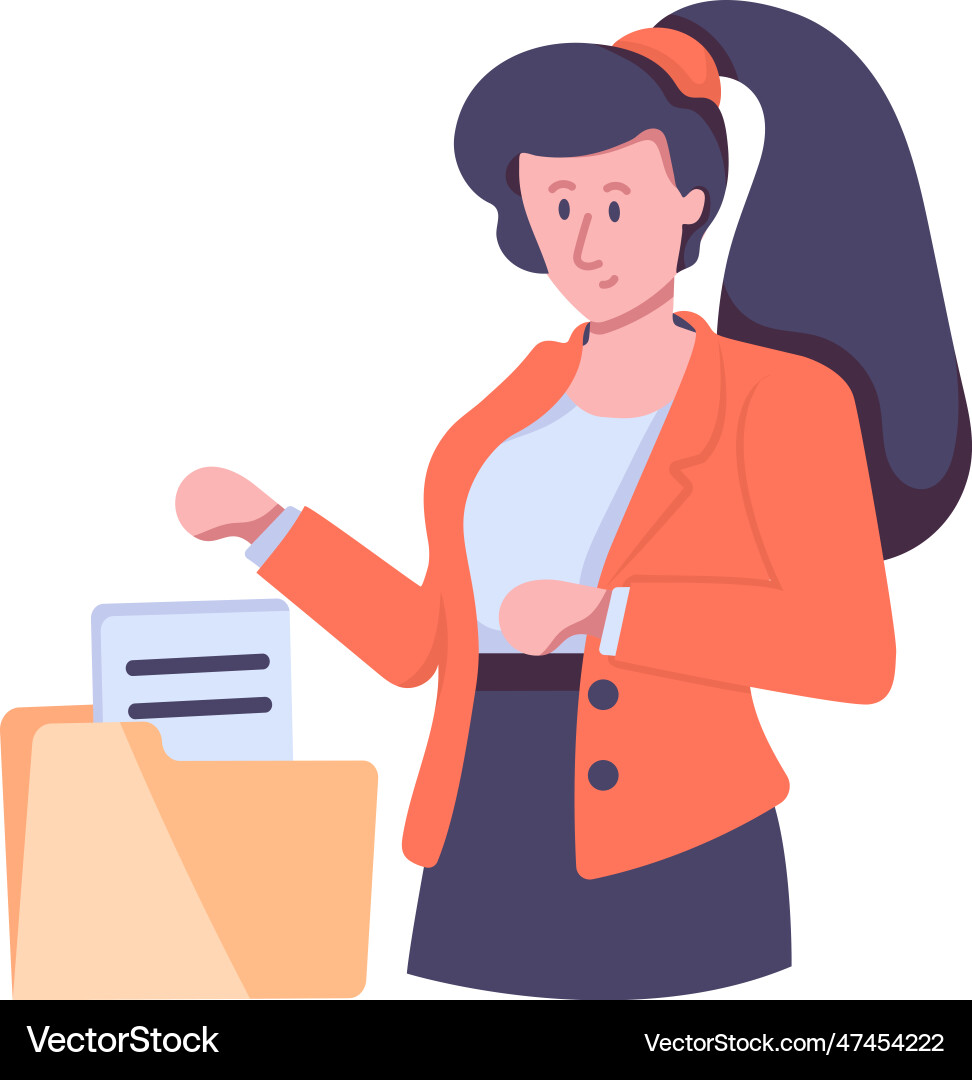 File folder Royalty Free Vector Image - VectorStock