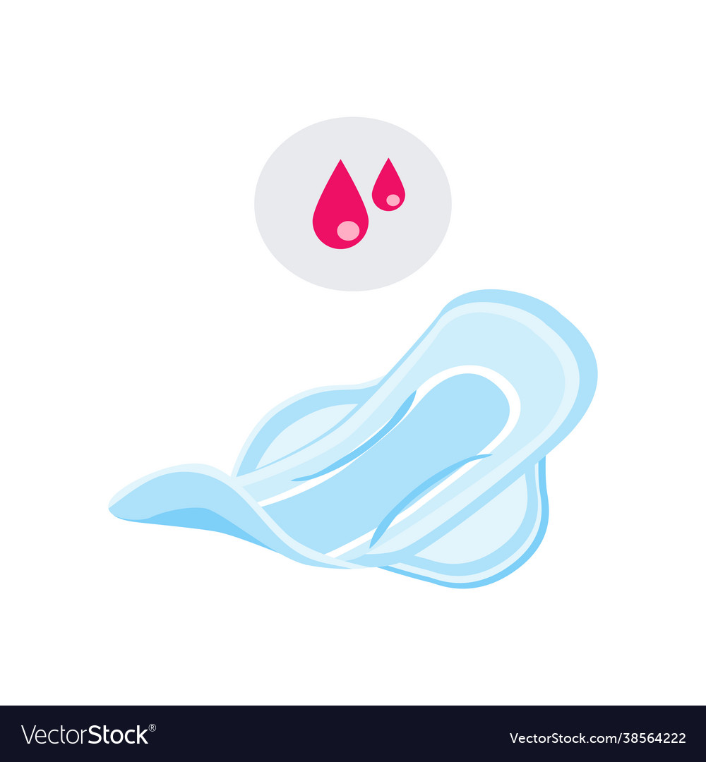 Menstruation Flat Composition Royalty Free Vector Image 1222