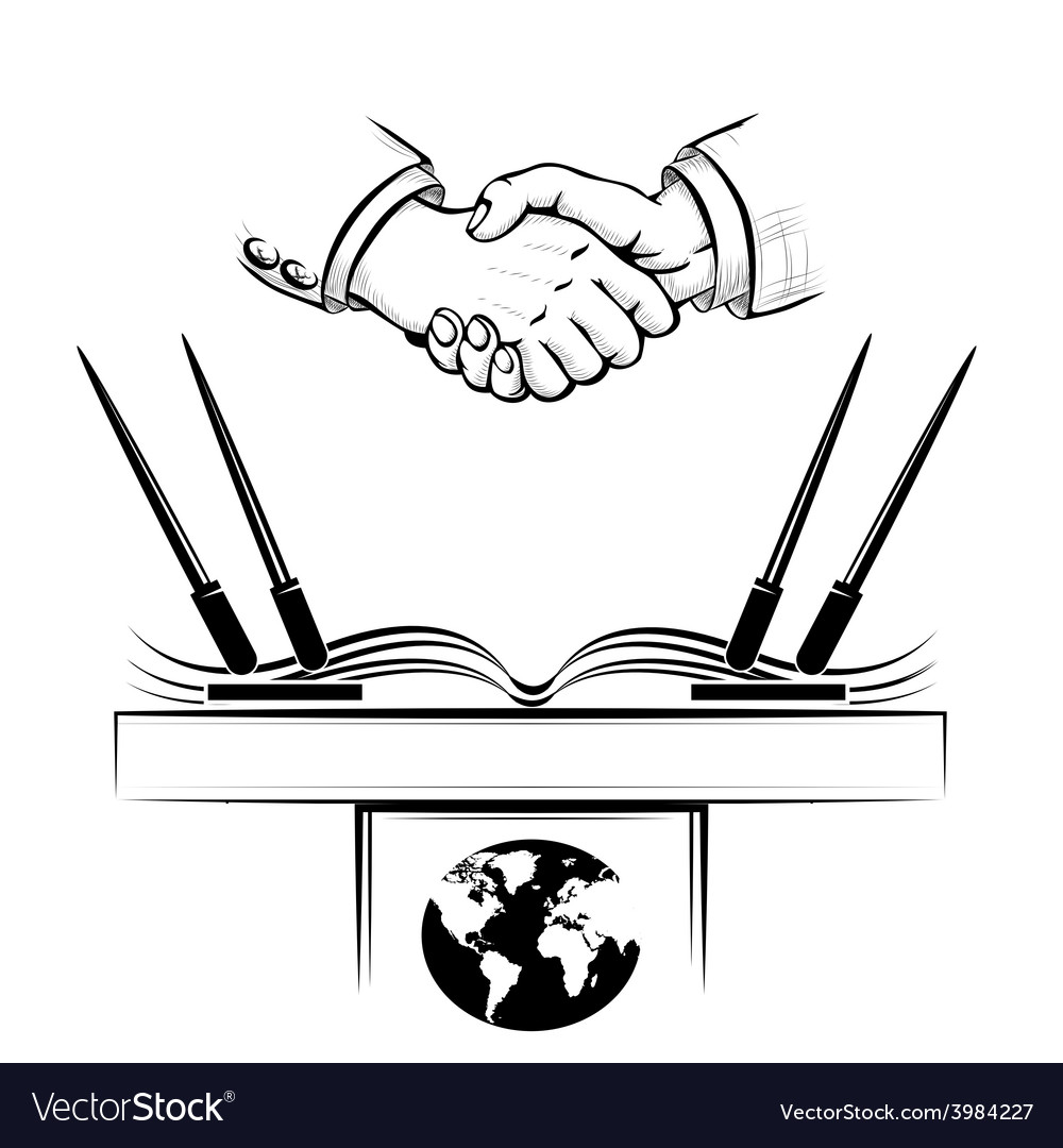 Diplomacy Royalty Free Vector Image - VectorStock