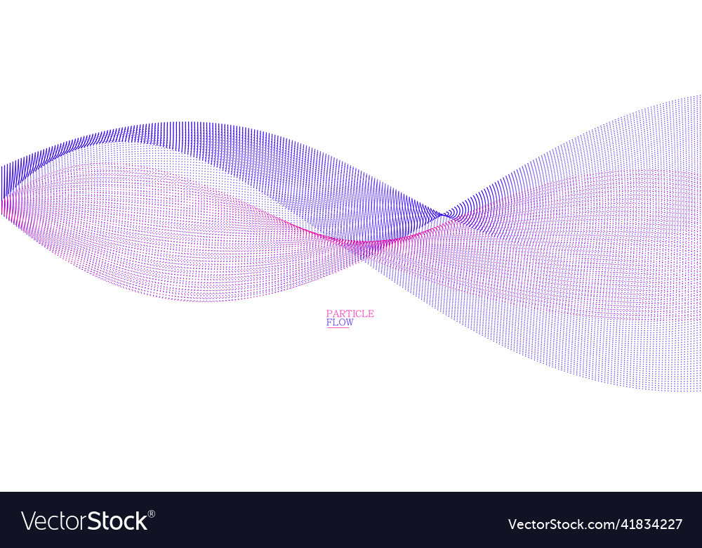 Smooth abstract background with arrays of flowing Vector Image