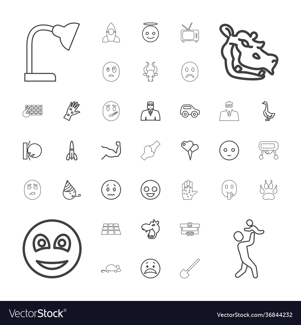 37 cartoon icons