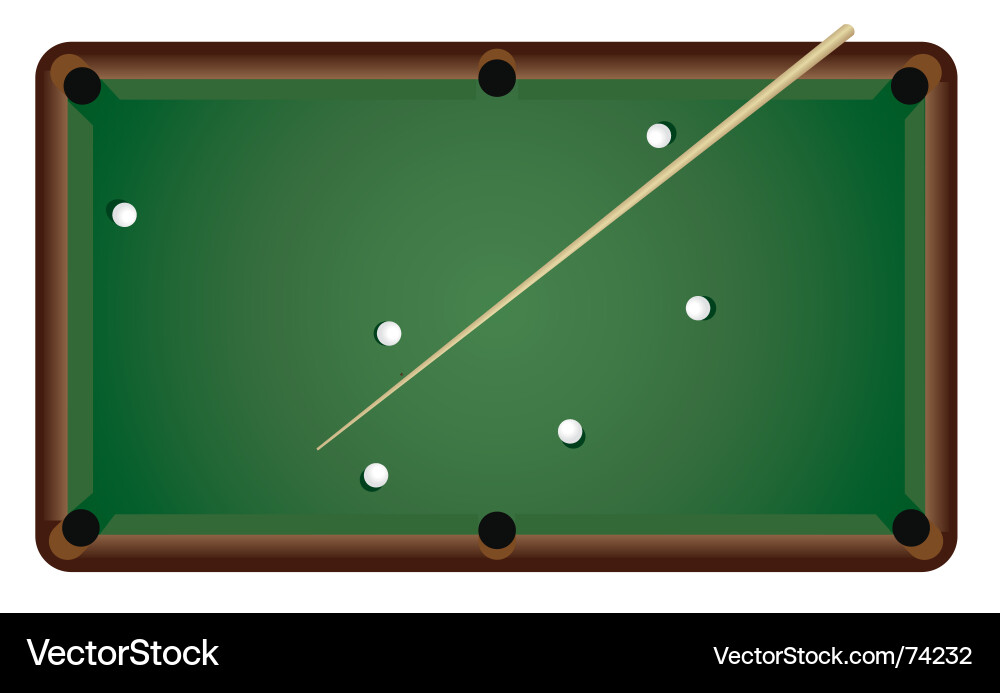 Billiards Royalty Free Vector Image - VectorStock