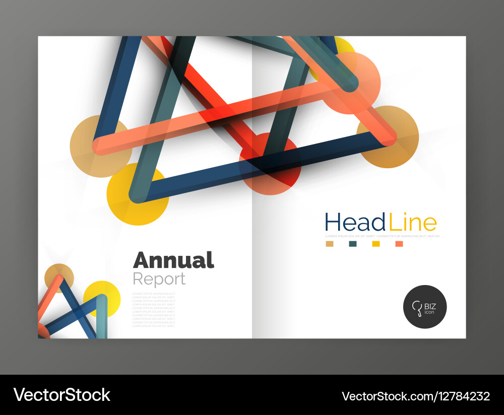 Geometric molecule abstract background Royalty Free Vector