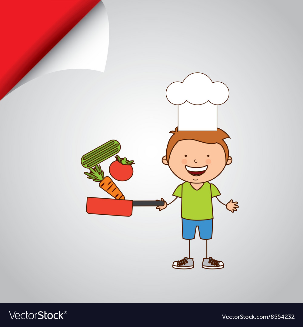 Kids cooking design