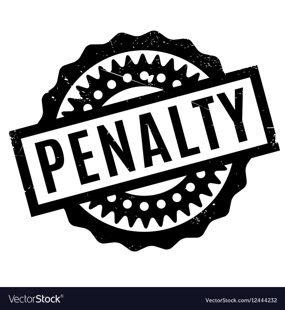 Penalty rubber stamp