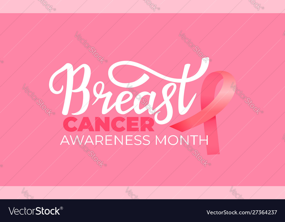 National breast cancer awareness month banner