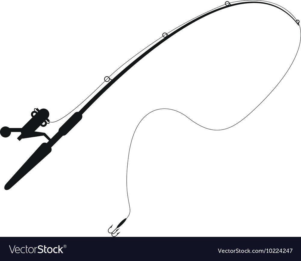 Download Fishing rod icon Royalty Free Vector Image - VectorStock