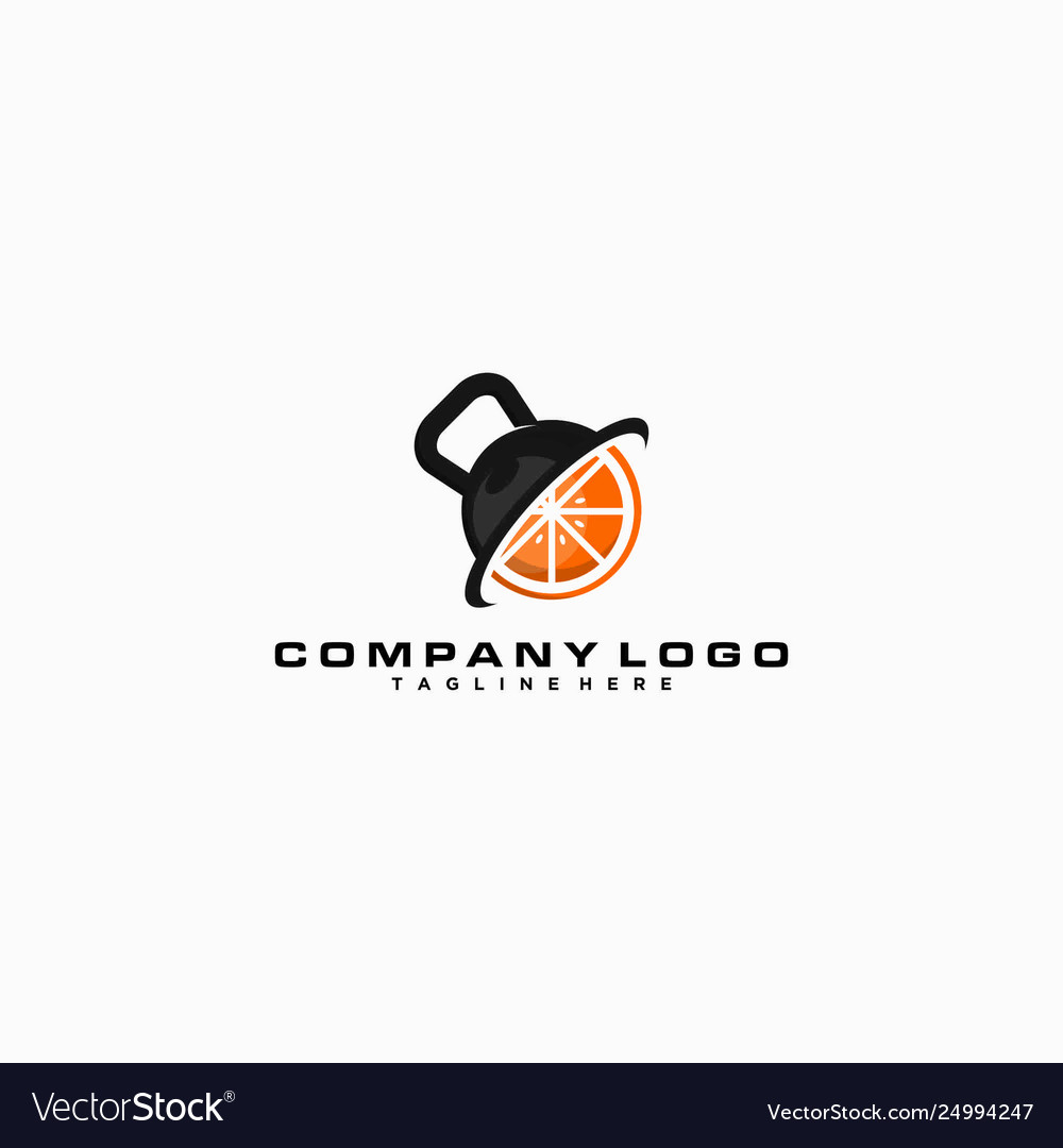 Nutrition Fitness Logo Royalty Free Vector Image